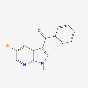 (5-bromo-1H-pyrrolo[2,3-b]pyridine-3-yl)-phenyl-methanone