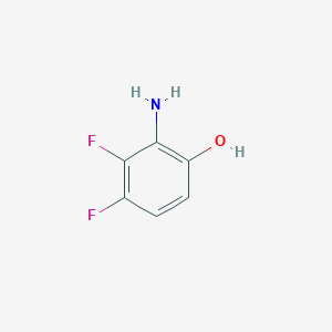 molecular formula C6H5F2NO B8744484 2-Amino-3,4-difluorophenol 