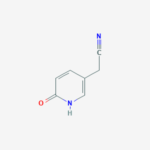 2-(6-Oxo-1,6-dihydropyridin-3-yl)acetonitrile