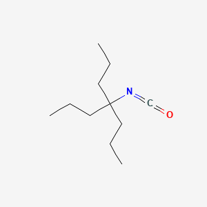 molecular formula C11H21NO B8744541 1,1-Dipropylbutyl isocyanate CAS No. 56065-35-1