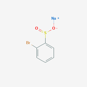 molecular formula C6H4BrNaO2S B8744570 2-Bromobenzenesulfinic acid sodium salt 