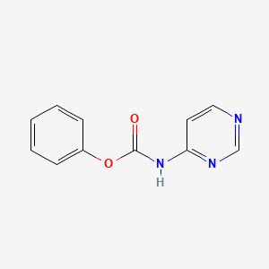 Phenyl pyrimidin-4-ylcarbamate