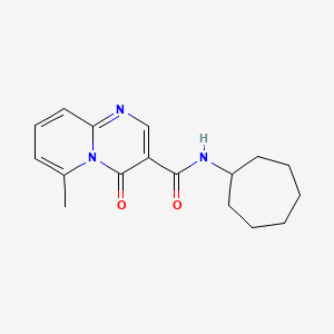 4H-Pyrido(1,2-a)pyrimidine-3-carboxamide, N-cycloheptyl-6-methyl-4-oxo-