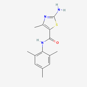 5-Thiazolecarboxamide, 2-amino-4-methyl-N-(2,4,6-trimethylphenyl)-