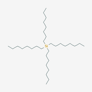 molecular formula C32H68Si B8744771 Tetraoctylsilane 