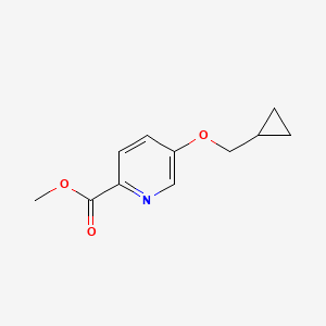 5-Cyclopropylmethoxy-pyridine-2-carboxylic acid methyl ester