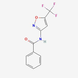 molecular formula C11H7F3N2O2 B8744922 N-(5-(Trifluoromethyl)isoxazol-3-yl)benzamide 