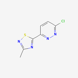 3-Chloro-6-(3-methyl-1,2,4-thiadiazol-5-yl)pyridazine
