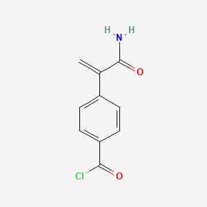 4-(3-Amino-3-oxoprop-1-en-2-yl)benzoyl chloride
