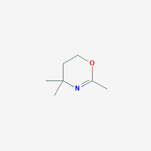 molecular formula C7H13NO B8744996 2,4,4-trimethyl-5,6-dihydro-1,3(4H)oxazine CAS No. 26939-09-3