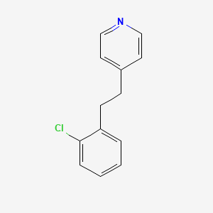 molecular formula C13H12ClN B8745007 4-[2-(2-Chlorophenyl)ethyl]pyridine CAS No. 5397-85-3