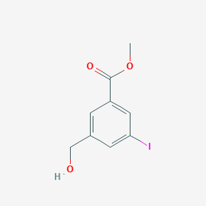 B8745038 Methyl 3-(hydroxymethyl)-5-iodobenzoate CAS No. 177734-81-5