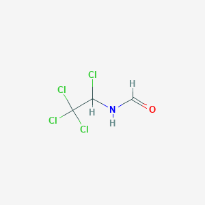 molecular formula C3H3Cl4NO B8745087 N-(1,2,2,2-Tetrachloroethyl)formamide CAS No. 3659-66-3