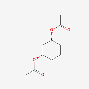 molecular formula C10H16O4 B8745095 cis-1,3-Diacetoxycyclohexane CAS No. 832-09-7