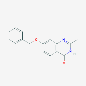 molecular formula C16H14N2O2 B8745117 7-(Benzyloxy)-2-methylquinazolin-4(1H)-one CAS No. 646450-92-2