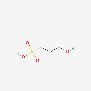 molecular formula C4H10O4S B8745162 2-Butanesulfonic acid, 4-hydroxy- CAS No. 63467-43-6