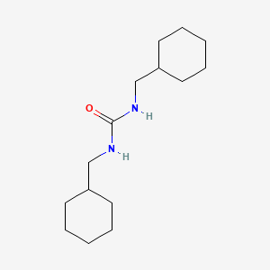 molecular formula C15H28N2O B8745248 1,3-Bis(cyclohexylmethyl)urea CAS No. 5472-16-2