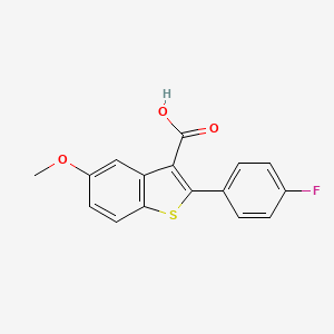 2-(4-Fluorophenyl)-5-methoxybenzo[B]thiophene-3-carboxylic acid