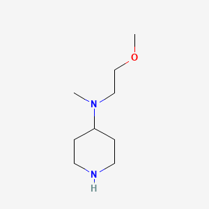 molecular formula C9H20N2O B8745320 N-(2-methoxyethyl)-N-methylpiperidin-4-amine CAS No. 885675-71-8
