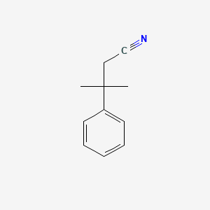 molecular formula C11H13N B8745360 3-Methyl-3-phenylbutanenitrile 