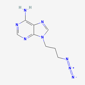 molecular formula C8H10N8 B8745407 9-(3-Azidopropyl)adenine CAS No. 675608-70-5