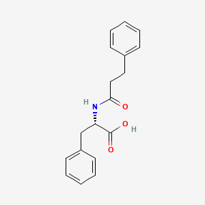 molecular formula C18H19NO3 B8745417 beta-Phenylpropionyl-L-phenylalanine CAS No. 21888-30-2