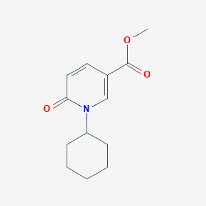 Methyl 1-cyclohexyl-6-oxo-1,6-dihydro-3-pyridinecarboxylate