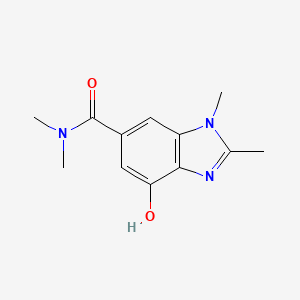 4-hydroxy-N,N,1,2-tetramethyl-1H-benzimidazole-6-carboxamide