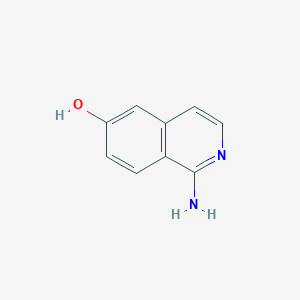 molecular formula C9H8N2O B8745573 1-Aminoisoquinolin-6-ol 