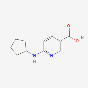 6-(Cyclopentylamino)nicotinic acid