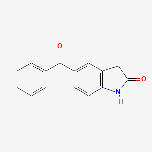 molecular formula C15H11NO2 B8745588 5-Benzoyloxindole 