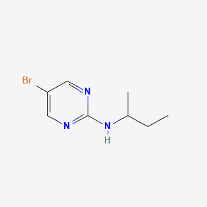 molecular formula C8H12BrN3 B8745604 5-Bromo-N-sec-butylpyrimidin-2-amine 