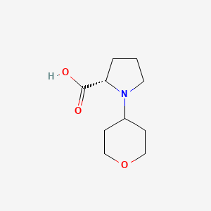 molecular formula C10H17NO3 B8745644 (S)-1-(Tetrahydro-pyran-4-yl)-pyrrolidine-2-carboxylic acid 
