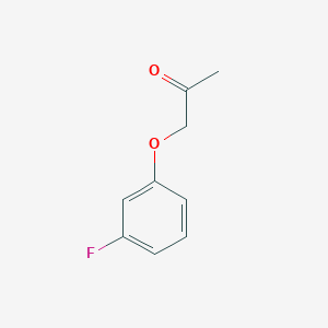 molecular formula C9H9FO2 B8745660 1-(3-Fluorophenoxy)-2-propanone 