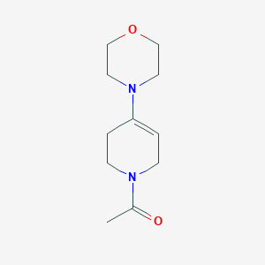 molecular formula C11H18N2O2 B8745680 4-(1-Acetyl-1,2,3,6-tetrahydro-4-pyridinyl)morpholine CAS No. 55459-60-4