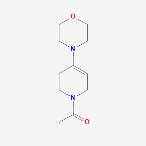 B8745680 4-(1-Acetyl-1,2,3,6-tetrahydro-4-pyridinyl)morpholine CAS No. 55459-60-4