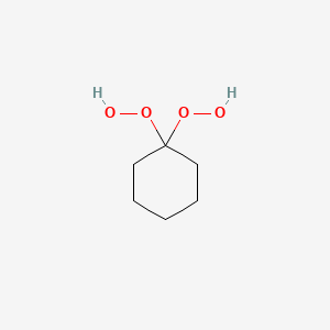 molecular formula C6H12O4 B8745694 Cyclohexylidene hydroperoxide CAS No. 2699-11-8