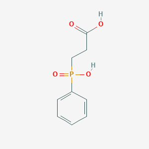 B087457 3-(Hydroxy(phenyl)phosphoryl)propanoic acid CAS No. 14657-64-8