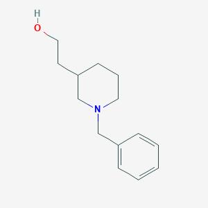 molecular formula C14H21NO B8745779 2-(1-Benzylpiperidin-3-yl)ethanol 