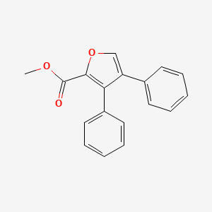 molecular formula C18H14O3 B8745881 Methyl 3,4-diphenyl-2-furoate CAS No. 52101-36-7