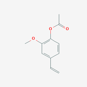 molecular formula C11H12O3 B8746012 2-Methoxy-4-vinylphenyl acetate 