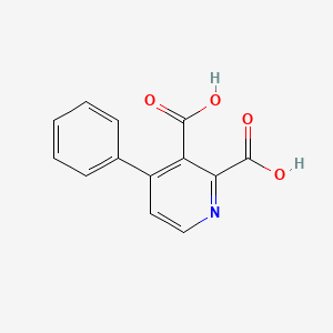 molecular formula C13H9NO4 B8746047 4-Phenyl-2,3-pyridinedicarboxylic acid 