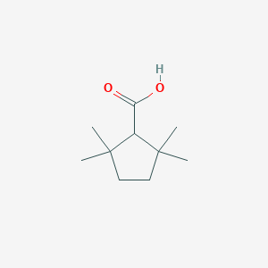 molecular formula C10H18O2 B8746077 Cyclopentanecarboxylic acid, 2,2,5,5-tetramethyl- CAS No. 96188-82-8