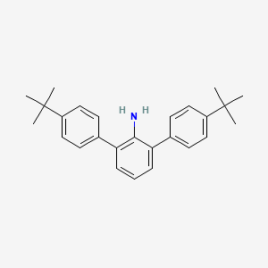 molecular formula C26H31N B8746081 2,6-Bis(4-tert-butylphenyl)aniline CAS No. 340187-67-9