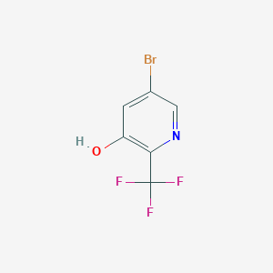 molecular formula C6H3BrF3NO B8746097 5-Bromo-2-(trifluoromethyl)pyridin-3-ol 