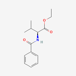 molecular formula C14H19NO3 B8746116 (S)-2-Benzoylamino-3-methyl-butyric acid ethyl ester 