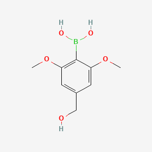 molecular formula C9H13BO5 B8746117 (3,5-Dimethoxyphenyl)methanol-4-boronic acid 