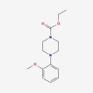 molecular formula C14H20N2O3 B8746159 Ethyl 4-(2-methoxyphenyl)piperazine-1-carboxylate 