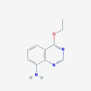 molecular formula C10H11N3O B8746188 4-Ethoxyquinazolin-8-amine 