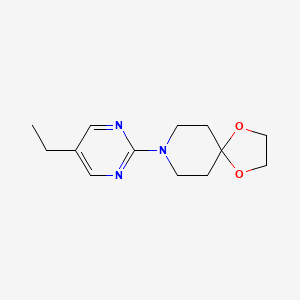 molecular formula C13H19N3O2 B8746254 8-(5-Ethylpyrimidin-2-yl)-1,4-dioxa-8-azaspiro[4.5]decane 